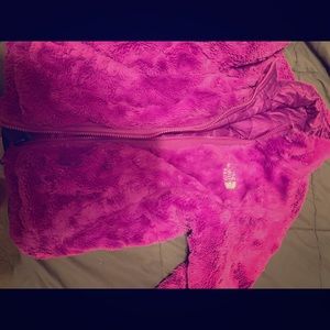 Girls reversible north face coat